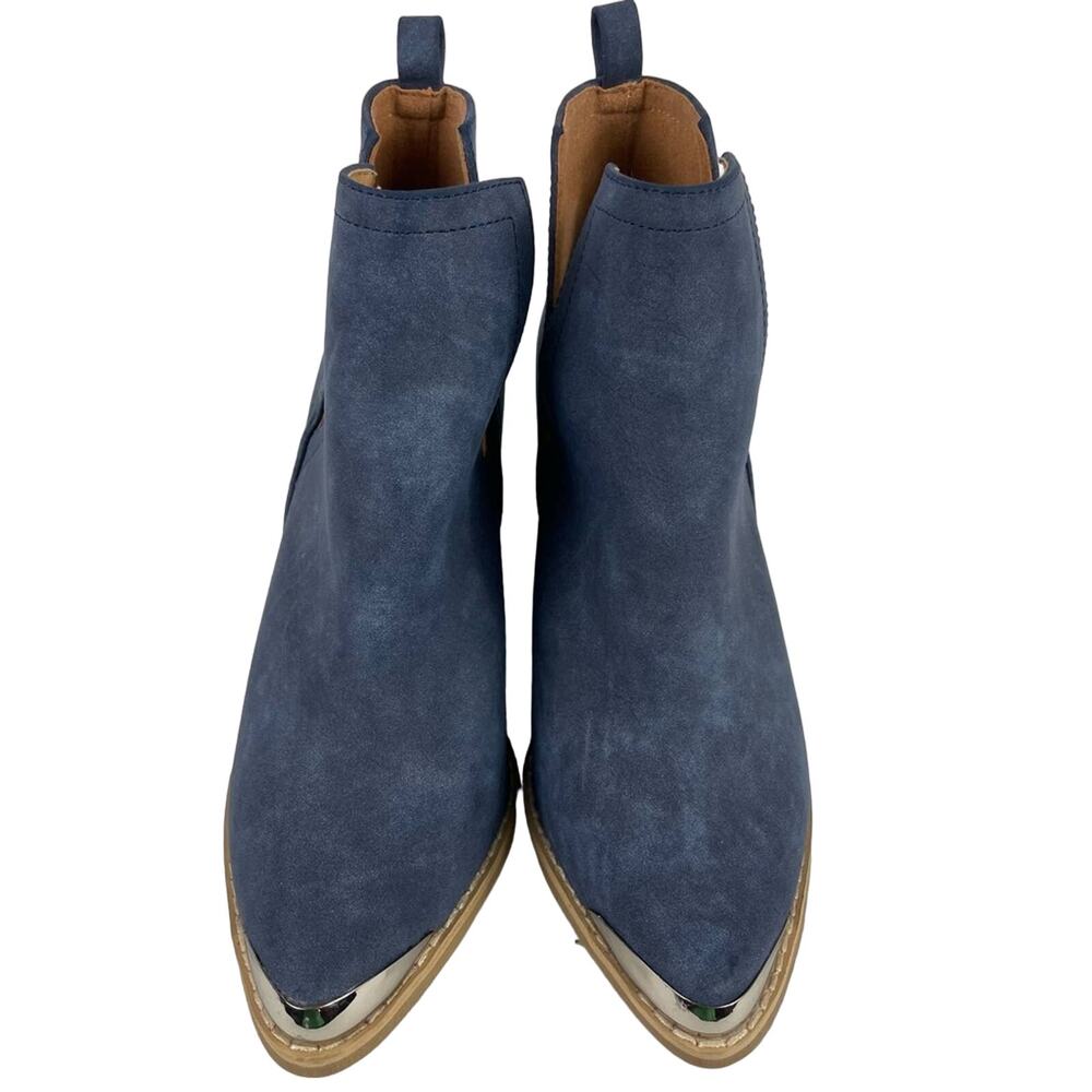 A Rider Girl Blue Ankle Boots Size 7 NWOT - Picture 2 of 7
